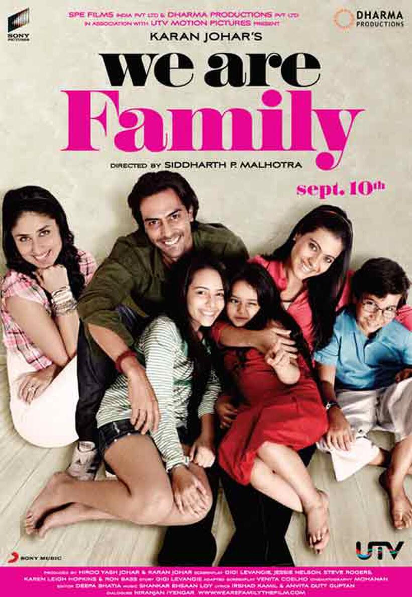 Poster art for "We Are Family."