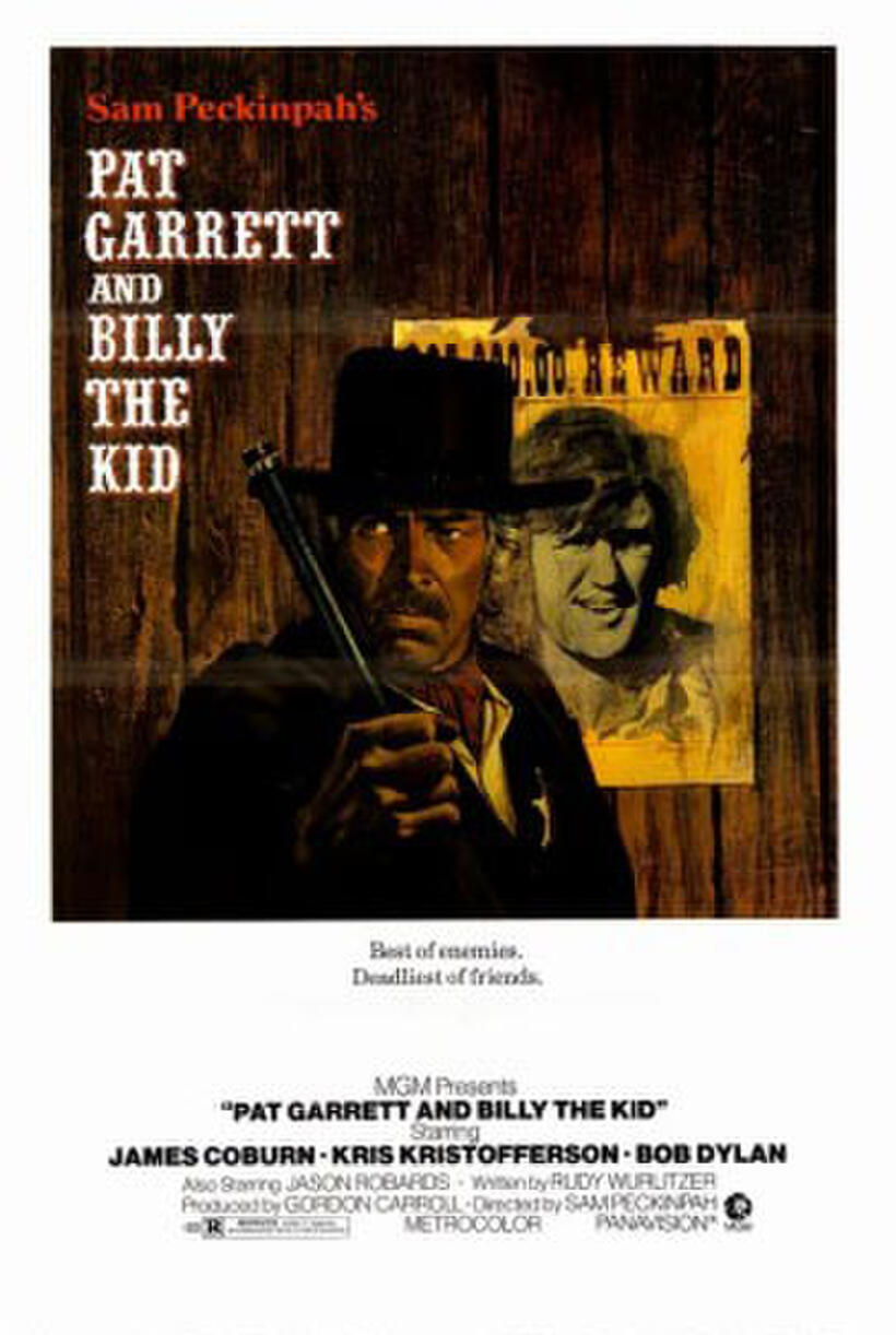 Poster art for "Pat Garrett and Billy the Kid."