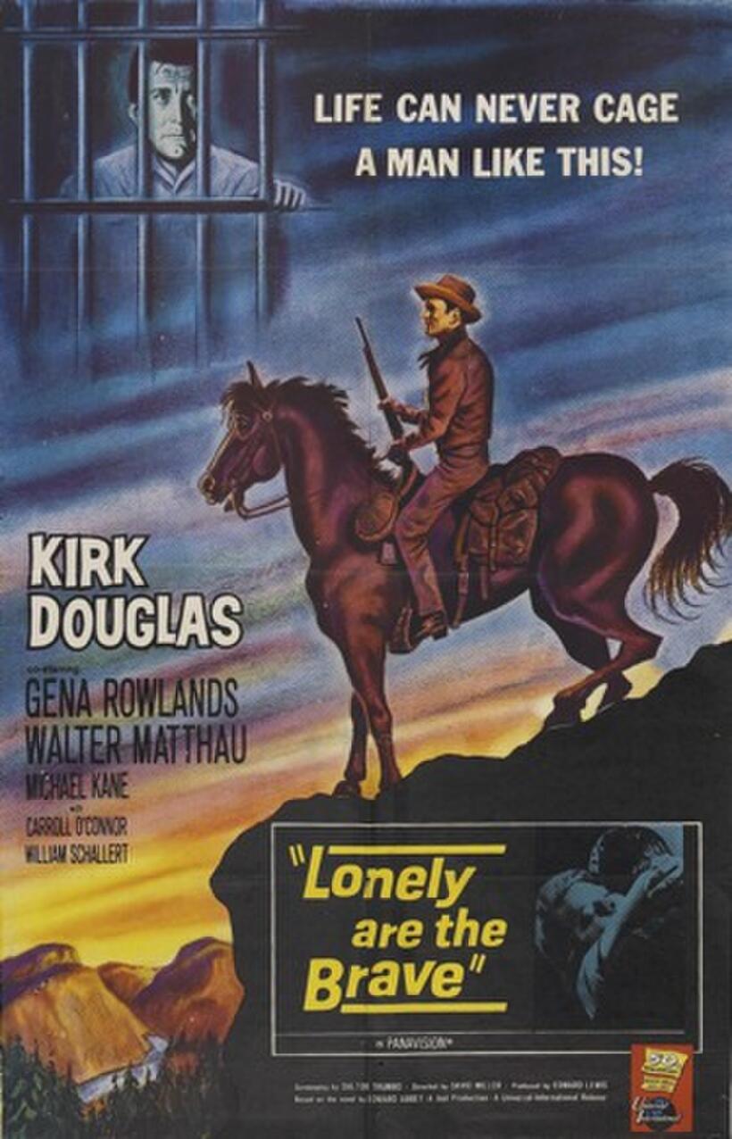 Poster art for "Lonely are the Brave."