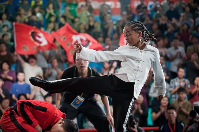 Jaden Smith as Dre Parker in "The Karate Kid (2010)."
