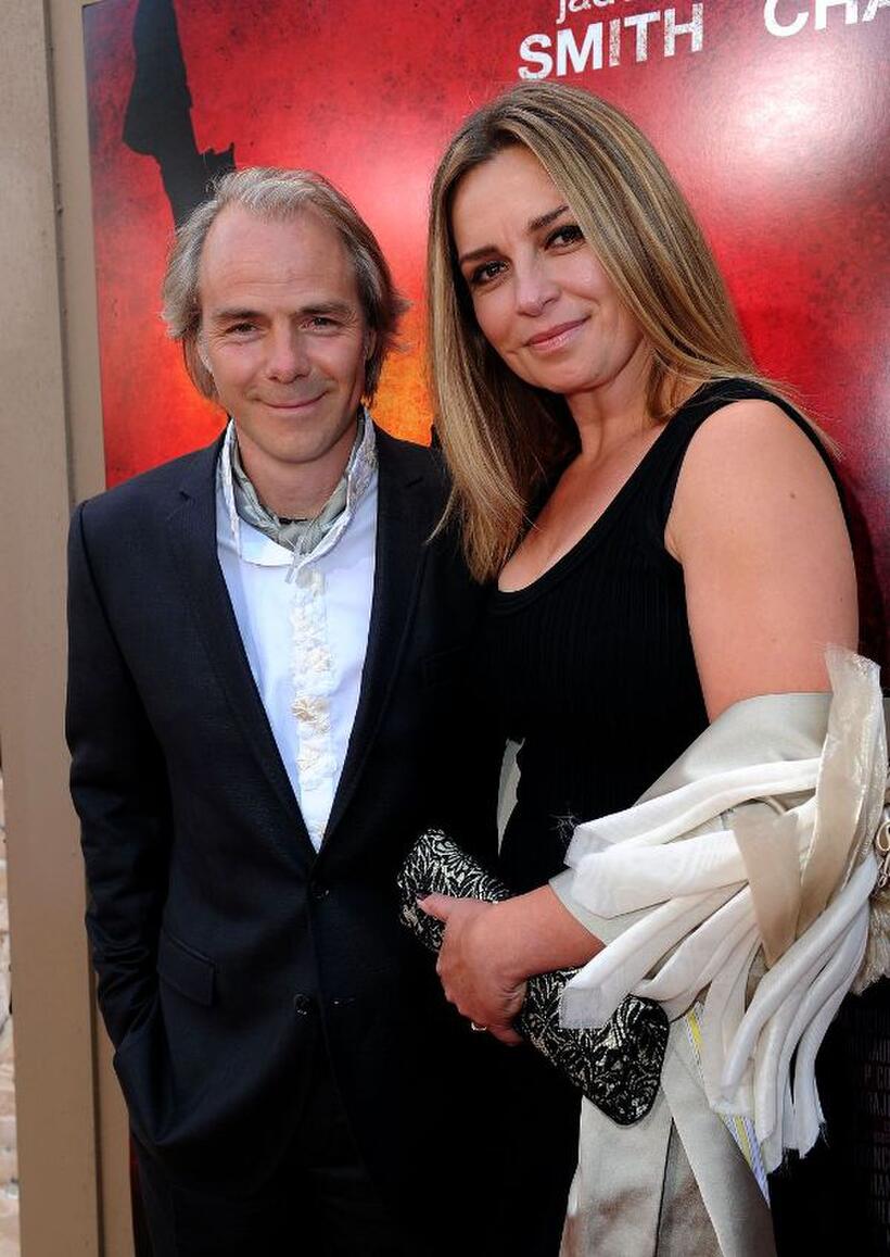 Harald Zwart and Veslemoy Ruud Zwart at the California premiere of "The Karate Kid (2010)."