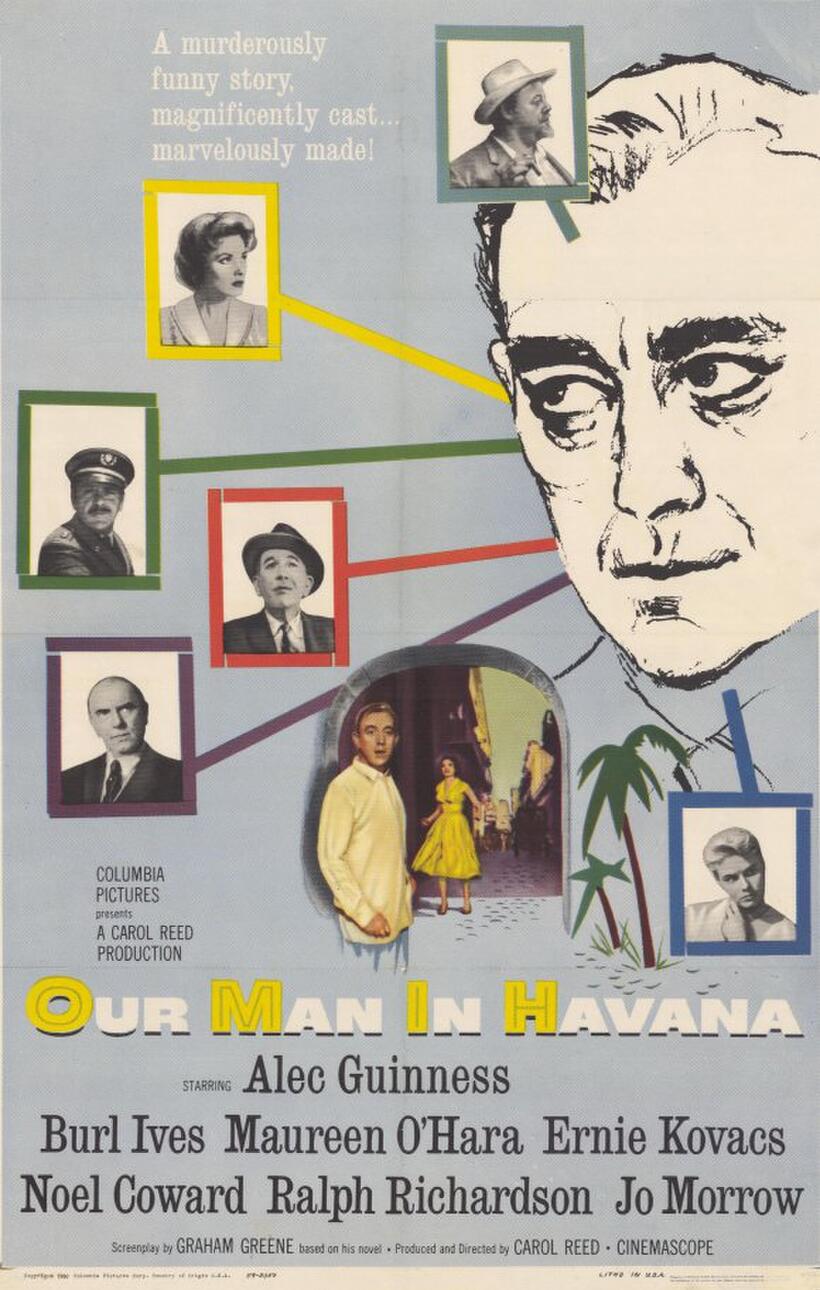 Poster art for "Our Man in Havana."