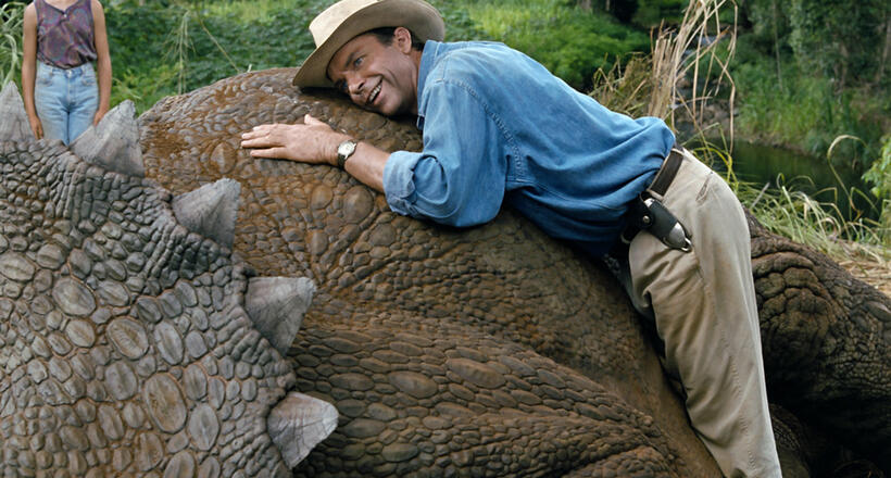 Sam Neill in "Jurassic Park."