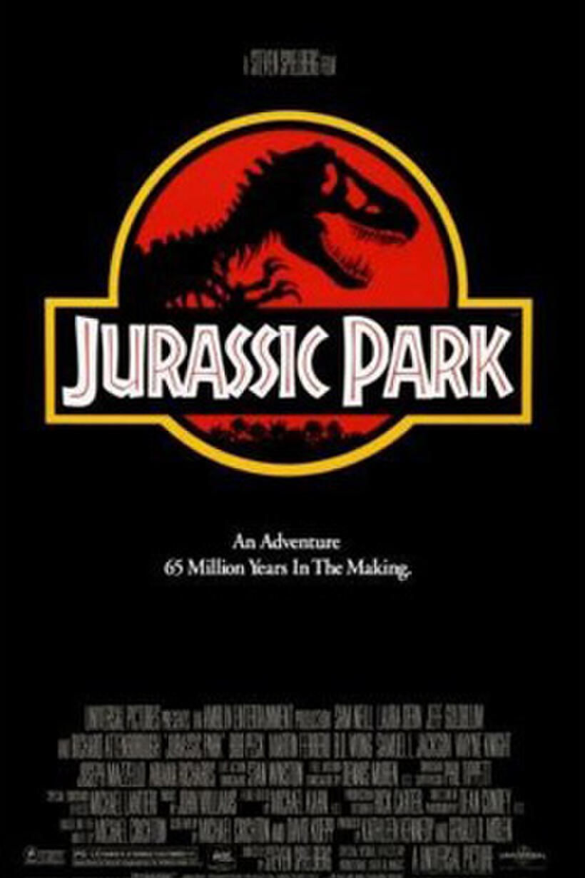 Poster art for "Jurassic Park."