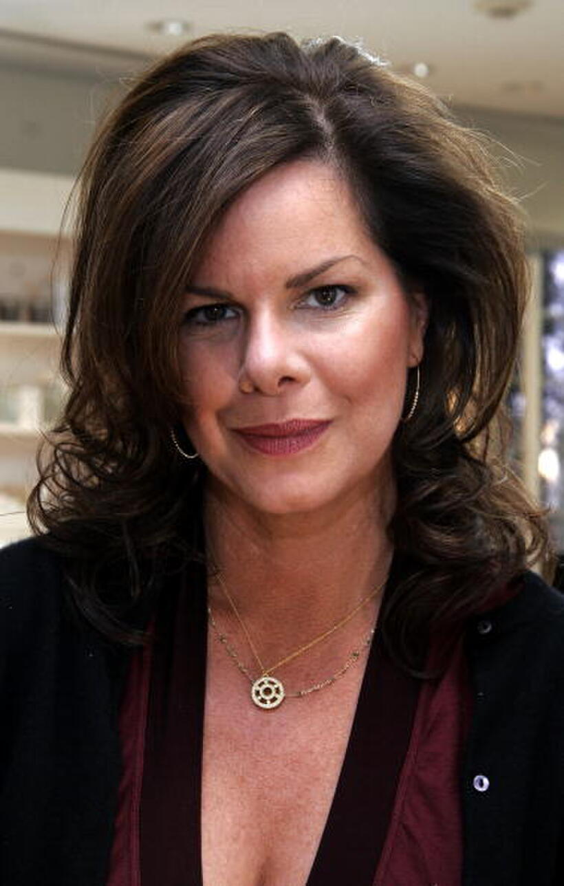 "The Invisible" star Marcia Gay Harden at the Frederic Fekkai, red carpet beauty experience in Beverly Hills.