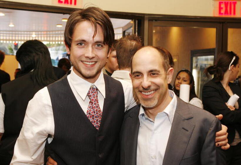 "The Invisible" star Justin Chatwin and director David Goyer at the Hollywood premiere.