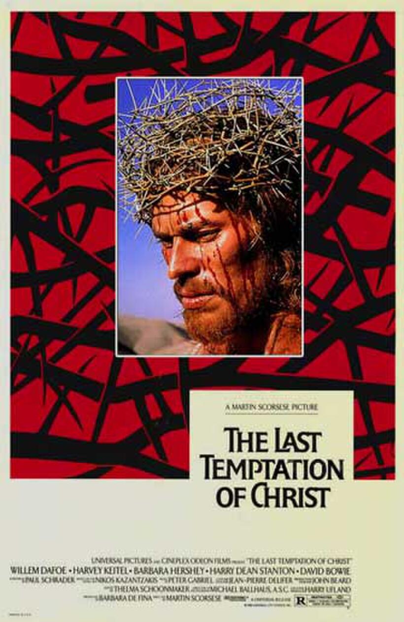 Poster art for "The Last Temptation of Christ."