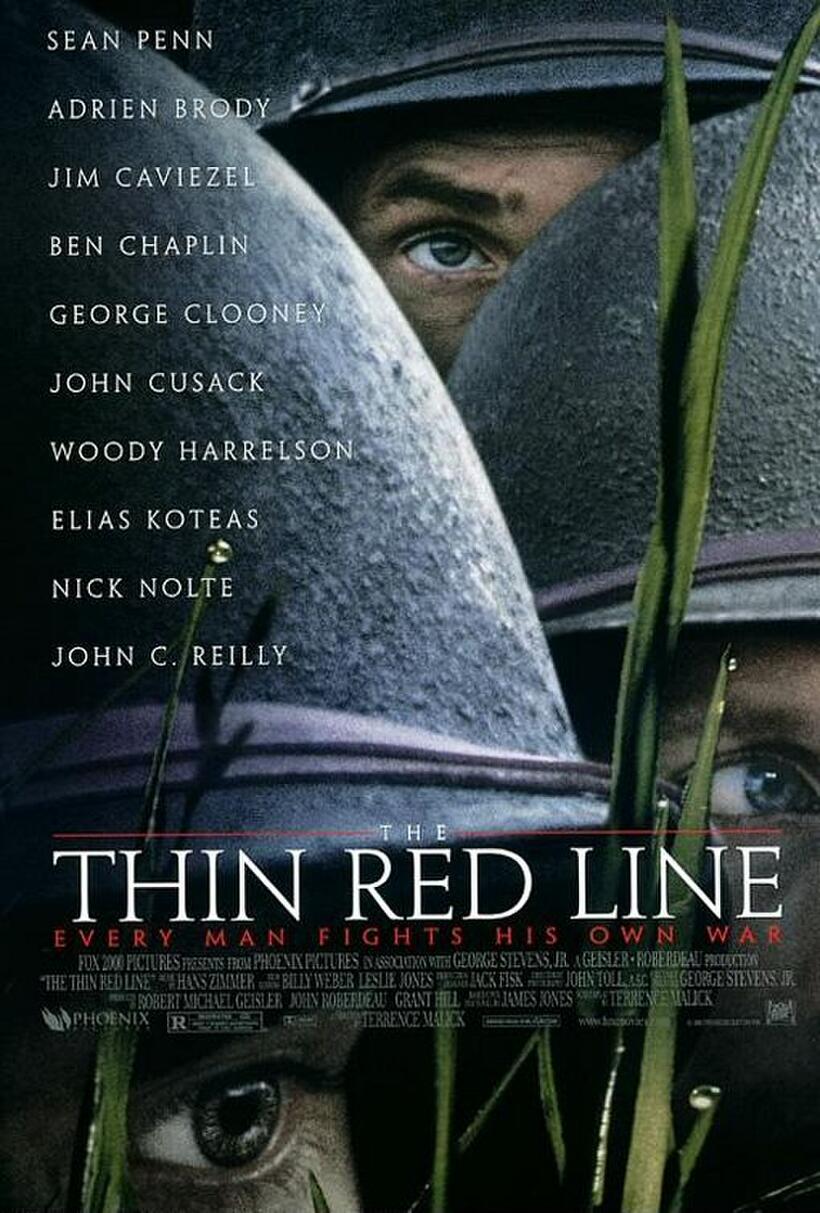 Poster art for "The Thin Red Line."