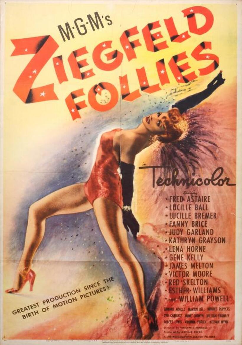 Poster art for "Ziegfeld Follies."