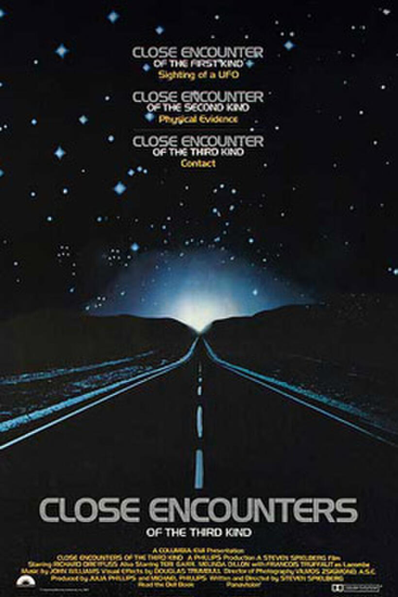 Poster art for "Close Encounters of the Third Kind."