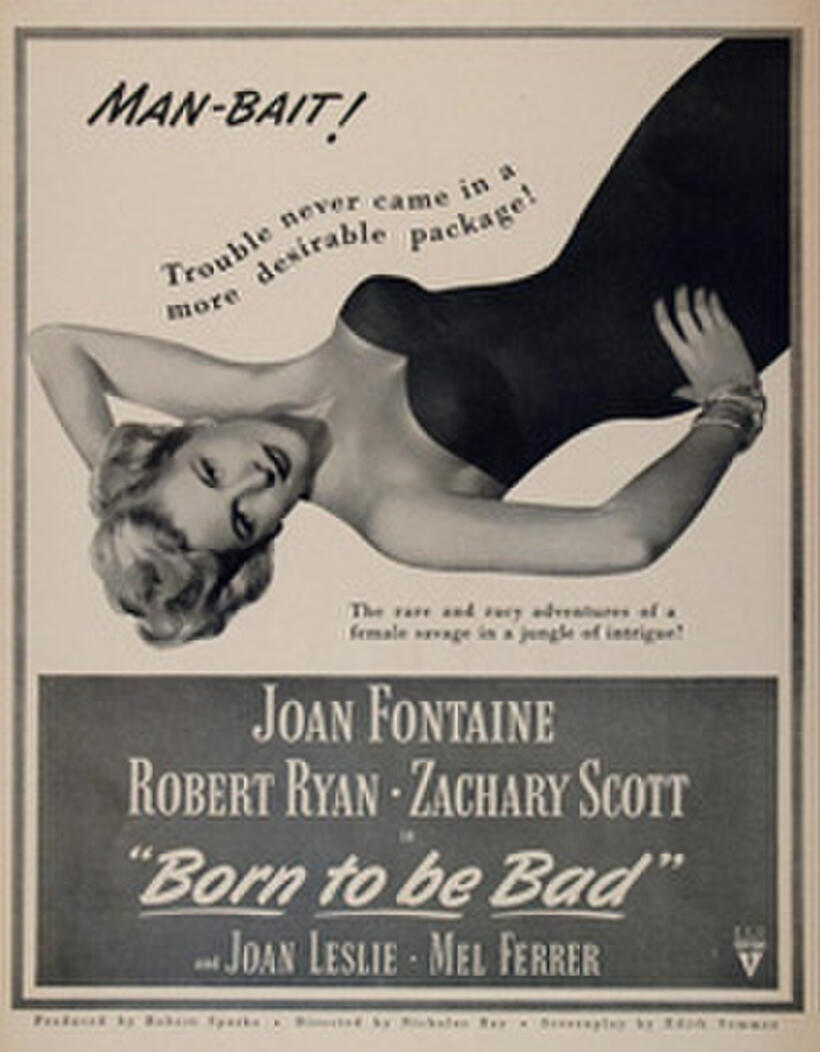 Poster art for "Born to Be Bad."