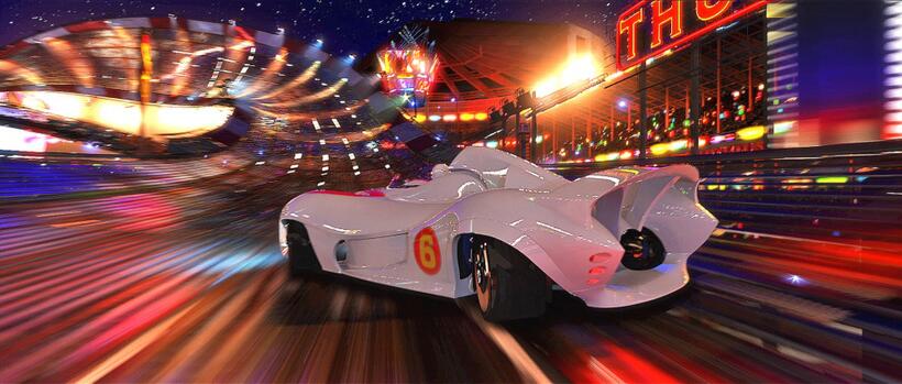 A scene from "Speed Racer."