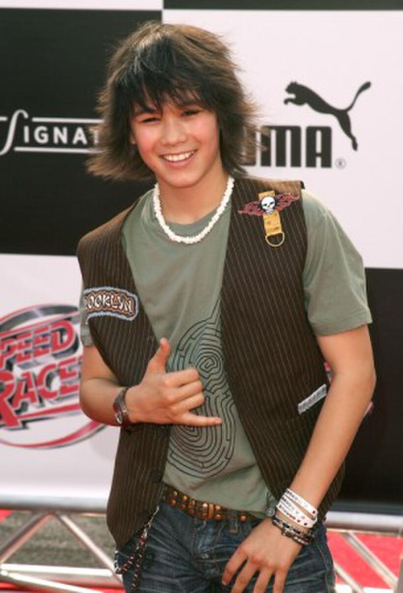 Boo Boo Stewart at the California premiere of "Speed Racer" - Arrivals.