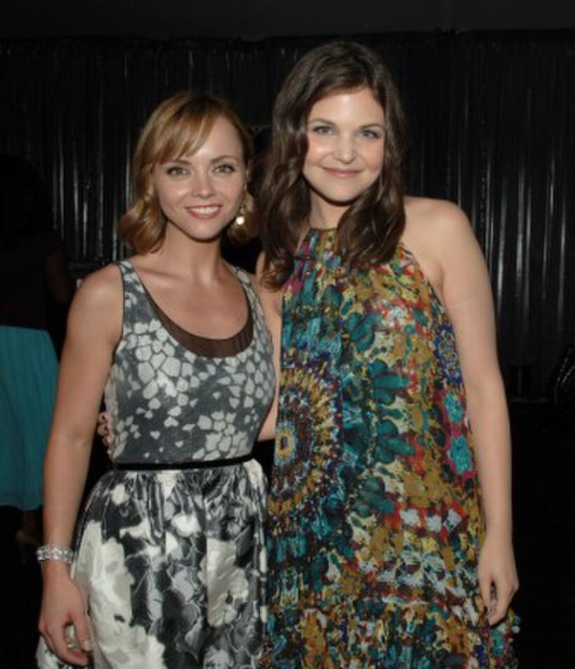 Christina Ricci and Ginnifer Goodwin at the California premiere of "Speed Racer" - After Party.