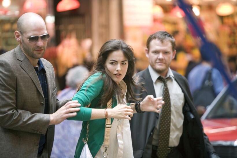 Corey Stoll, Camilla Belle and Scott Michael Campbell in "Push."