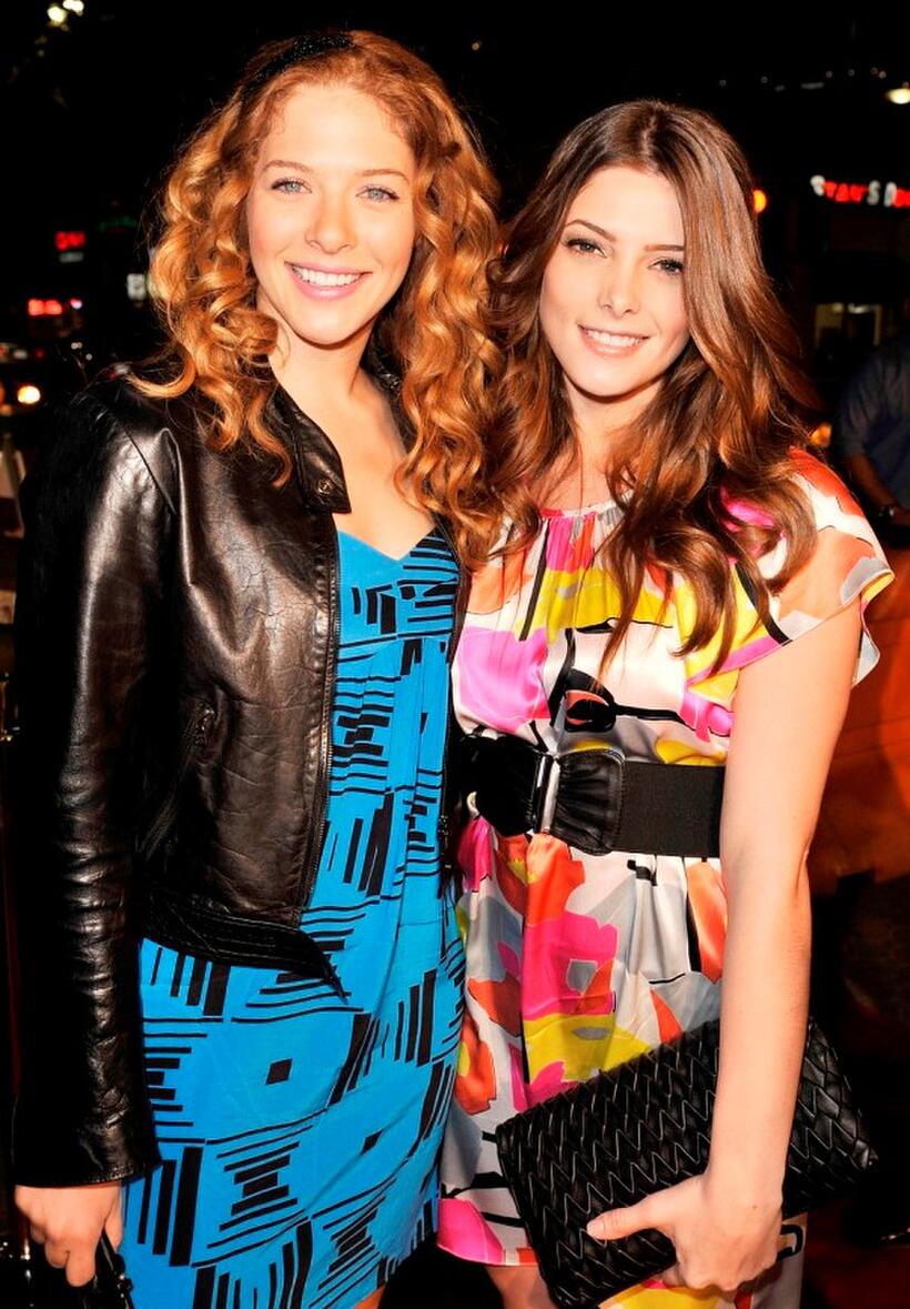Rachelle LeFevre and Ashley Greene at the California premiere of "Push."