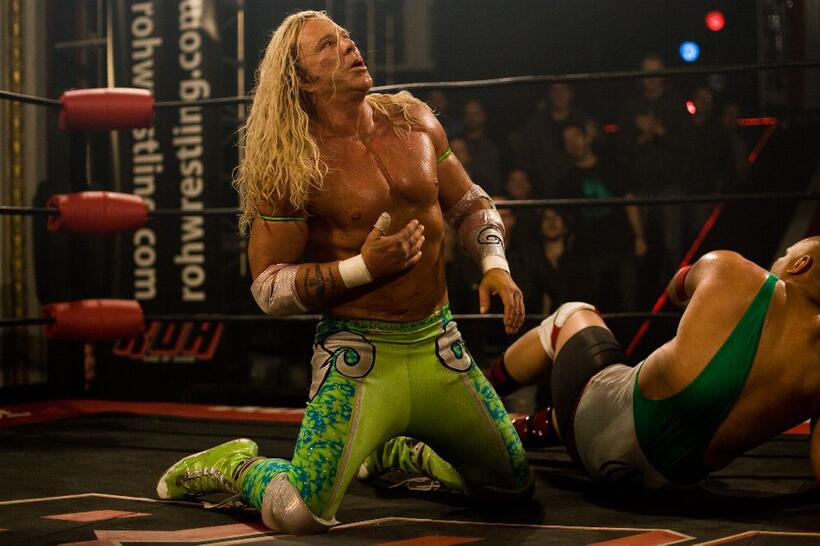 Mickey Rourke in "The Wrestler."