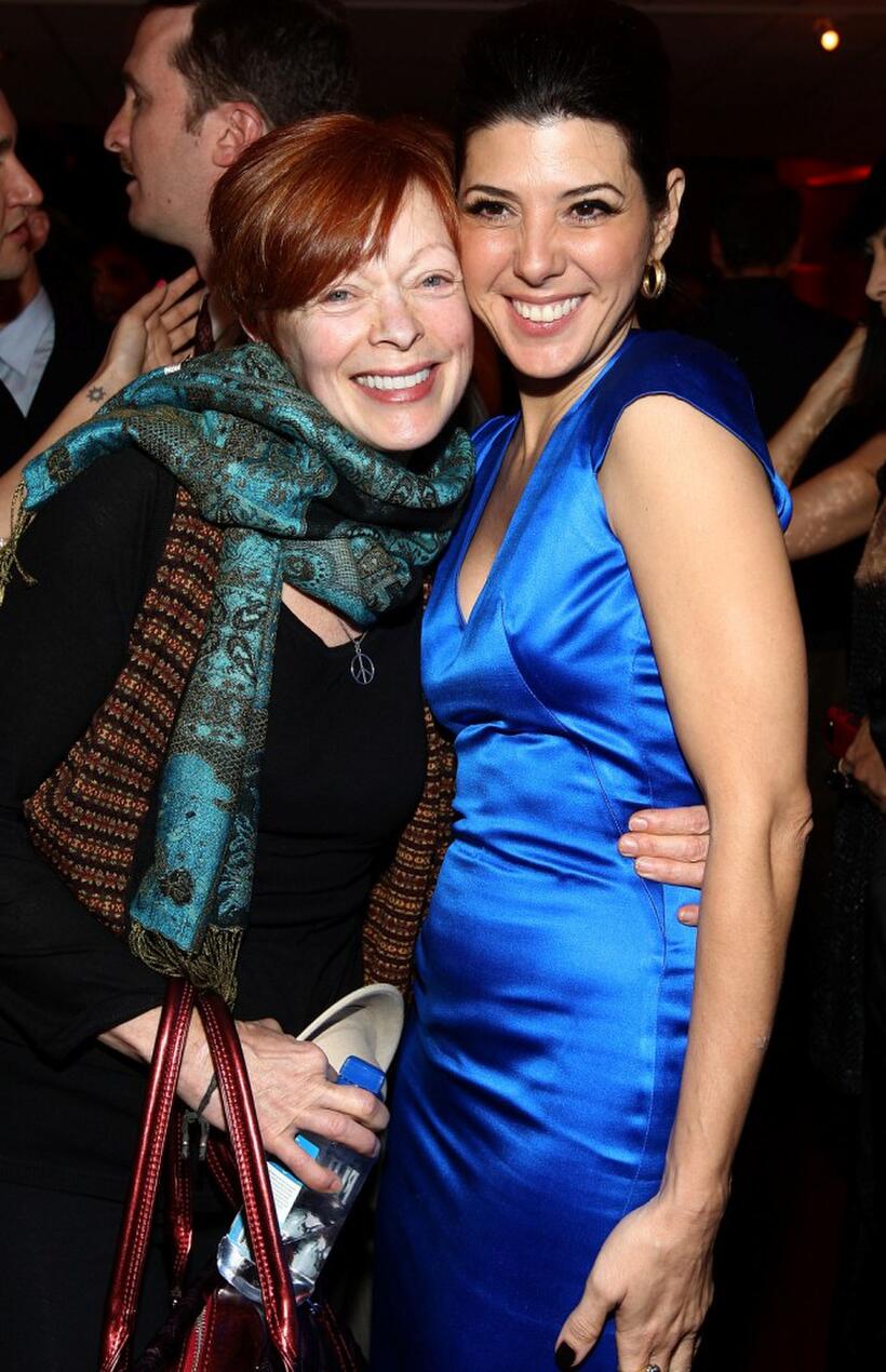 Frances Fisher and Marisa Tomei at the after party of the California premiere of "The Wrestler."