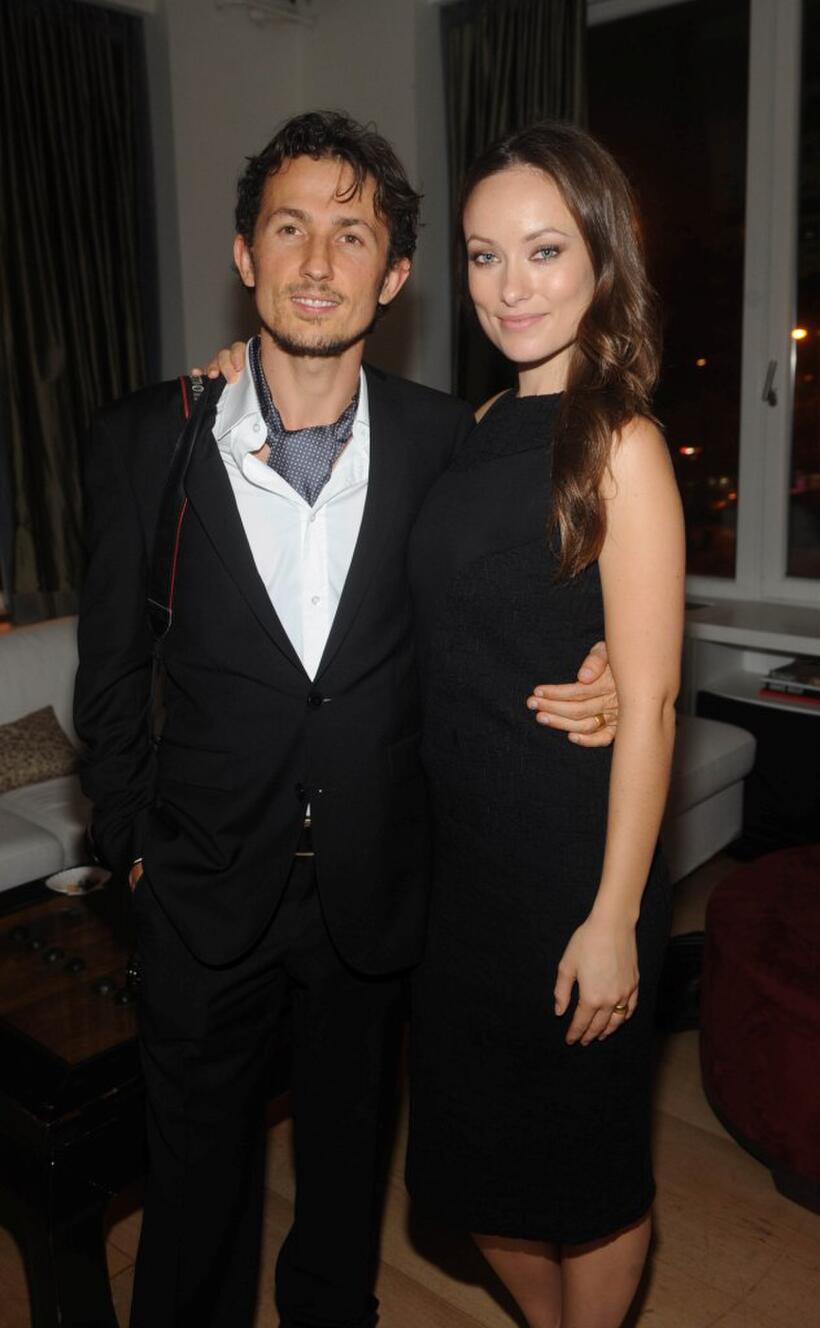 Tao Ruspoli and Olivia Wilde at the New York premiere of "Fix."