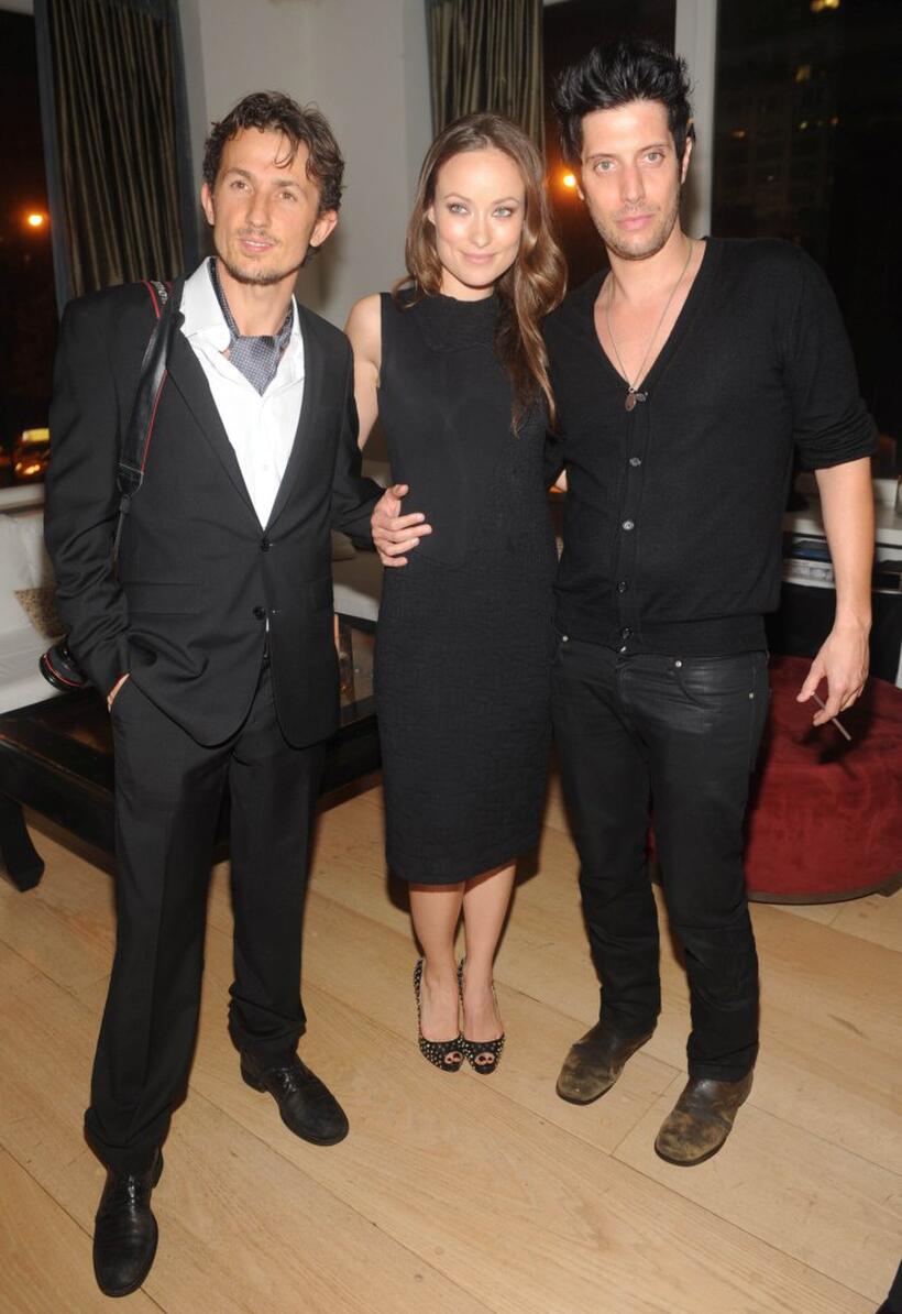 Tao Ruspoli, Olivia Wilde and Shawn Andrews at the after party of the New York premiere of "Fix."