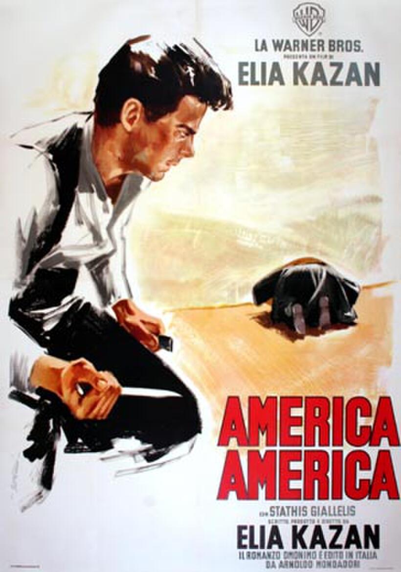 Poster art for "America, America."