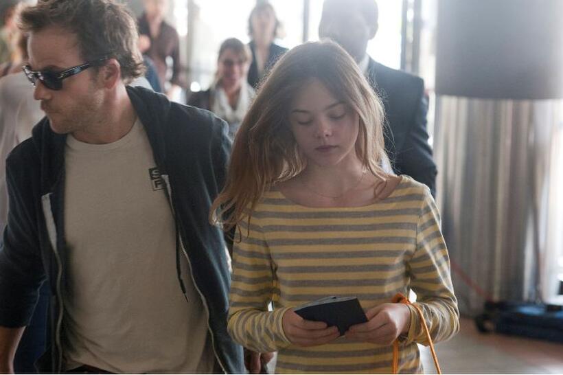 Stephen Dorff and Elle Fanning in "Somewhere."