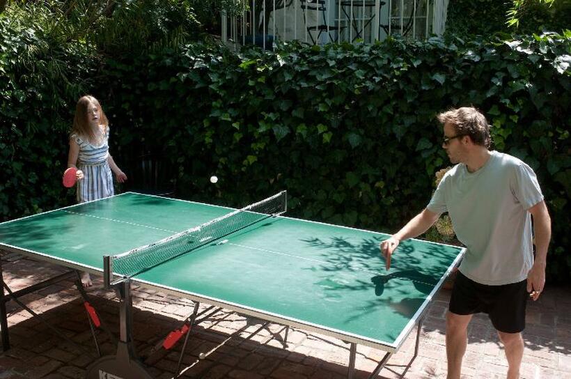 Elle Fanning and Stephen Dorff in "Somewhere."