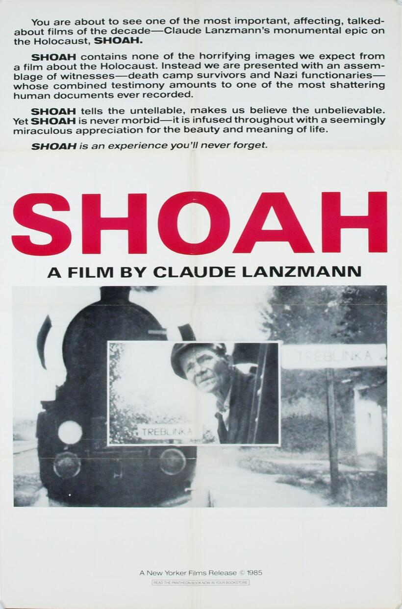 Poster art for "Shoah: Part 1"