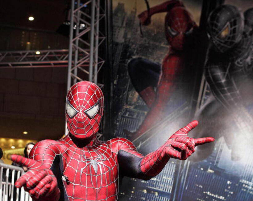 At the "Spider-Man 3" Tokyo premiere.