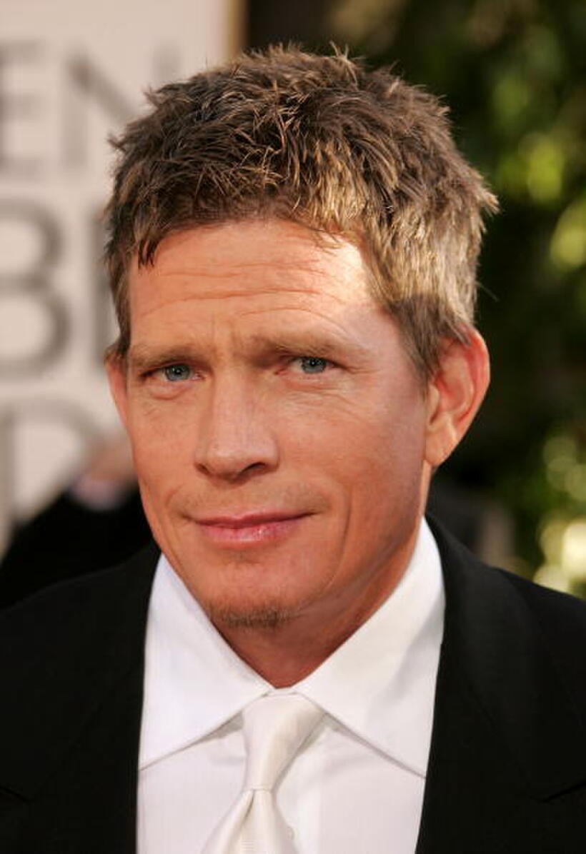 "Spider-Man 3" star Thomas Haden Church at the 64th Annual Golden Globe Awards.