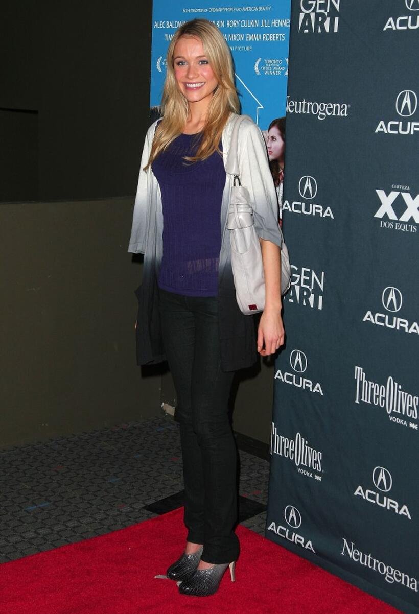 Katrina Bowden at the New York premiere of "Lymelife."