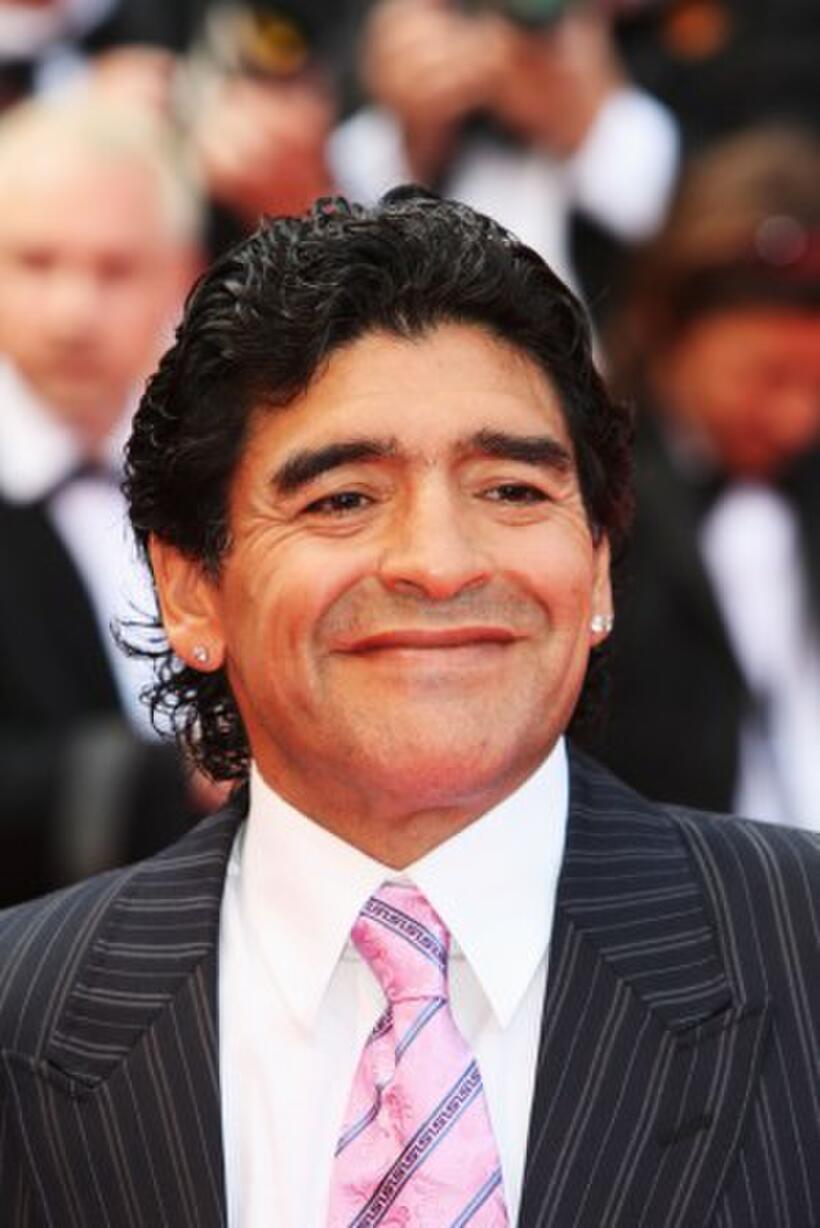 Diego Maradona at the premiere of "Che" during the 61st International Cannes Film Festival.