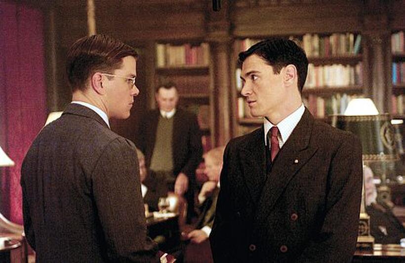 CIA agent Edward Wilson (Matt Damon) and British spy Arch Cummings (Billy Crudup) in "The Good Shepherd."