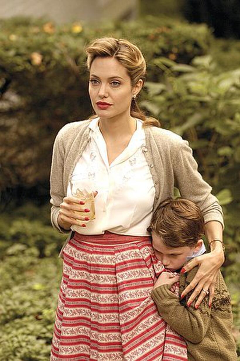 Angelina Jolie and Tommy Nelson in "The Good Shepherd."