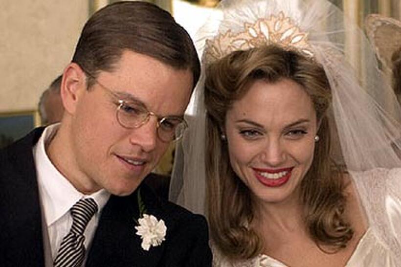 Angelina Jolie and Matt Damon tie the knot in "The Good Shepherd."