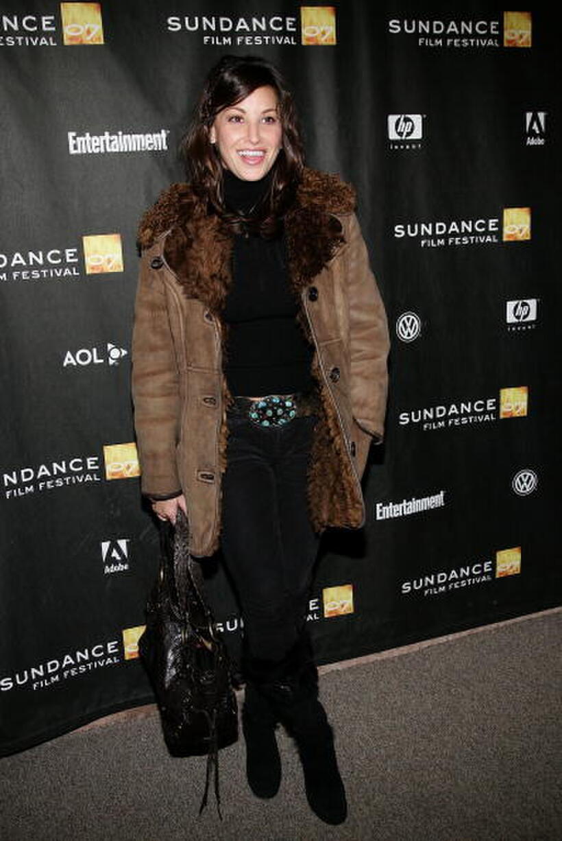 Actress Gina Gershon at the premiere of "Delirious" during the 2007 Sundance Film Festival.