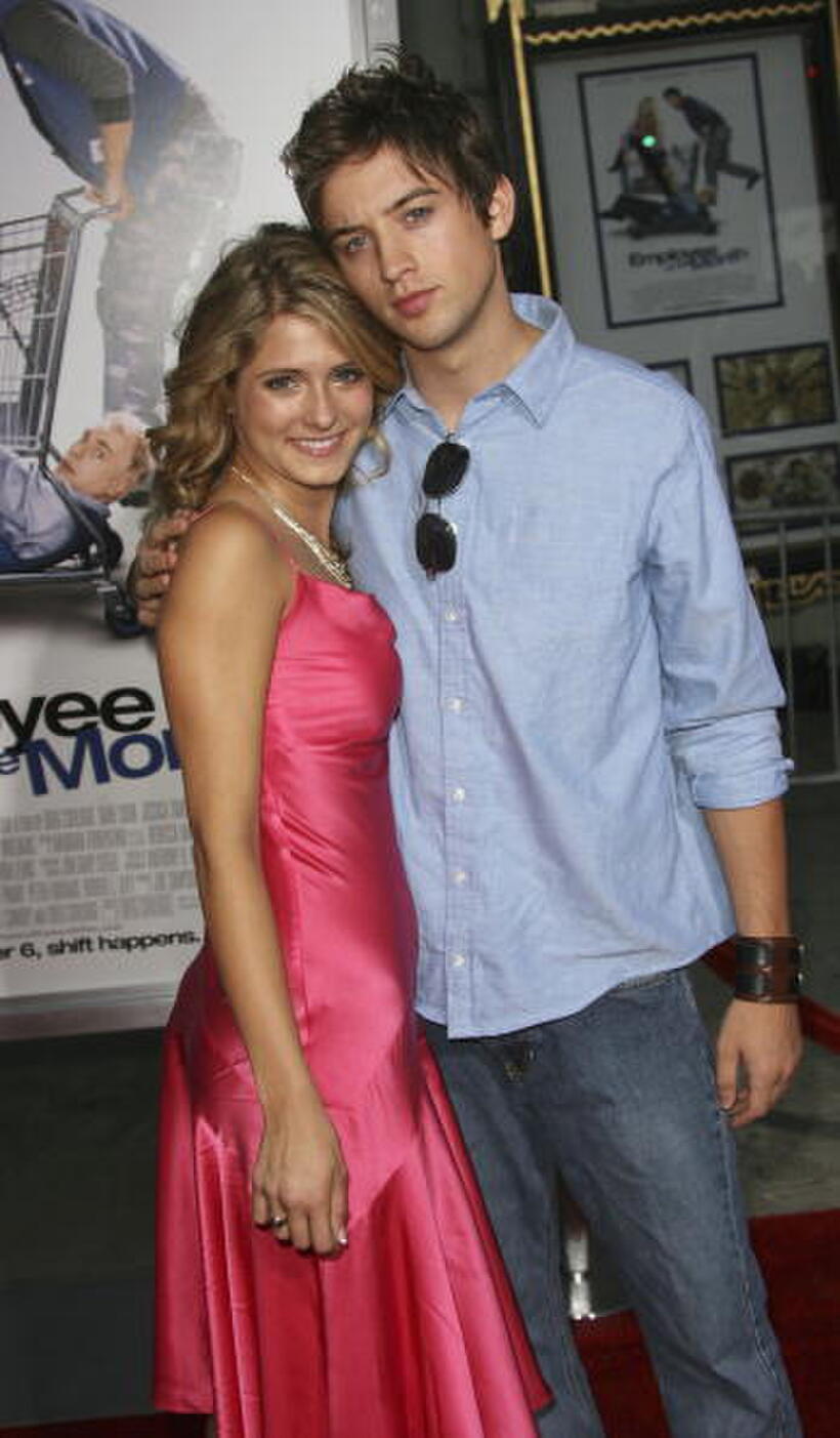 Cameron Goodman and friend at the Los Angeles premiere of "Employee of the Month"