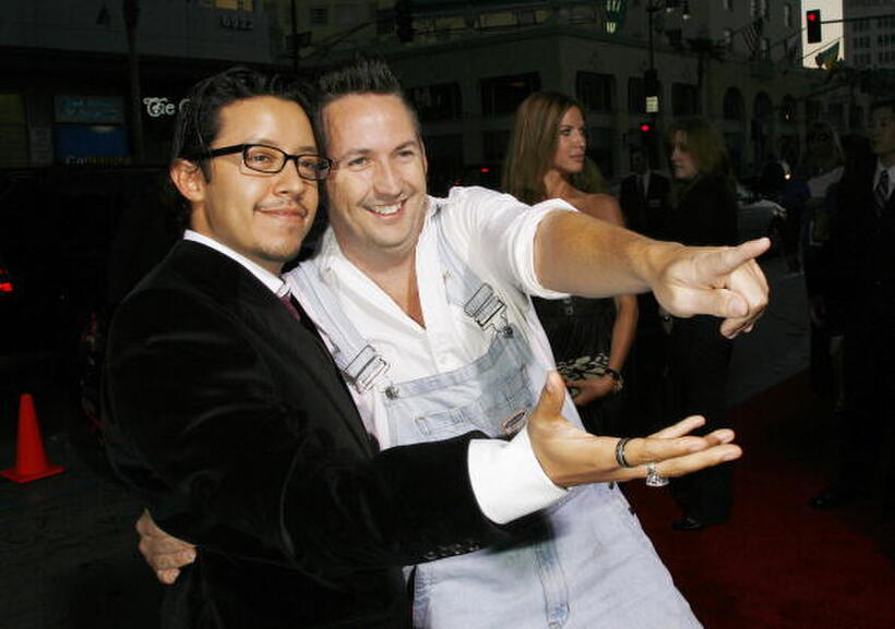 Efren Ramirez and Harland Williams at the Los Angeles premiere of "Employee of the Month"