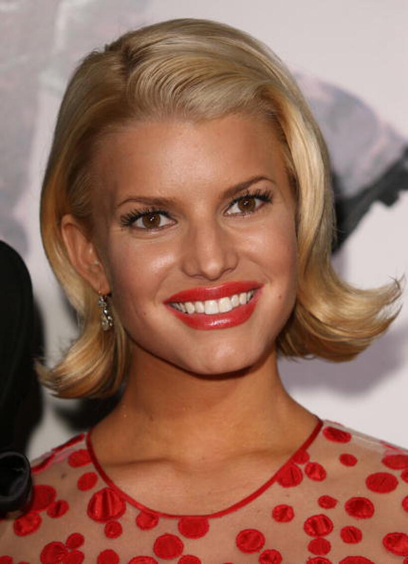 Jessica Simpson at the Los Angeles premiere of "Employee of the Month"