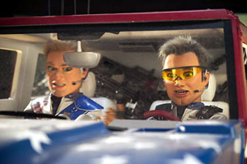 A scene from "Team America: World Police'"