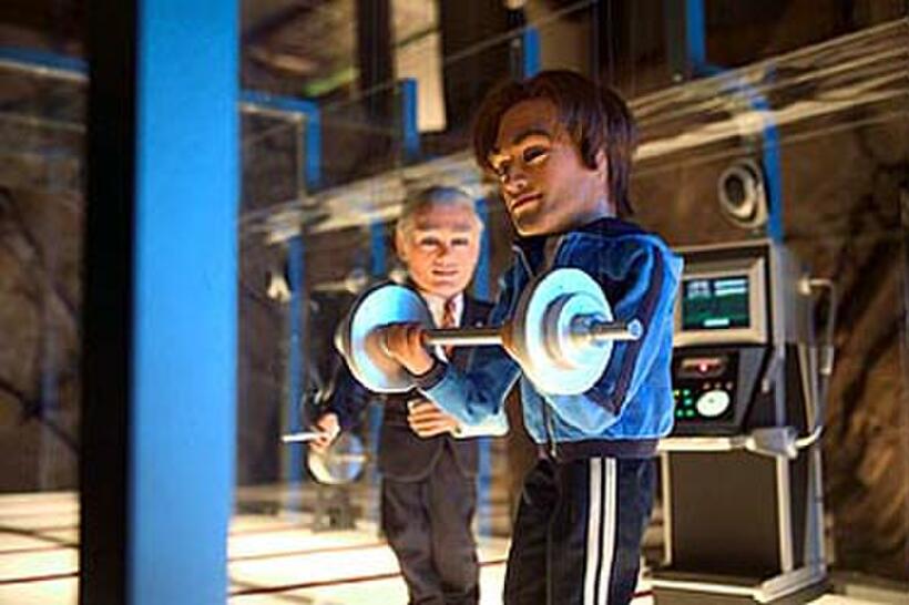 A scene from "Team America: World Police'"