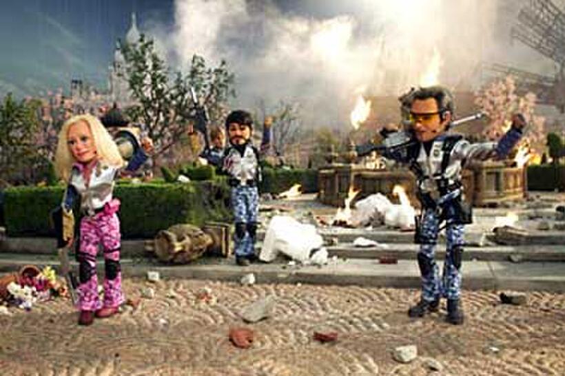 A scene from "Team America: World Police'"