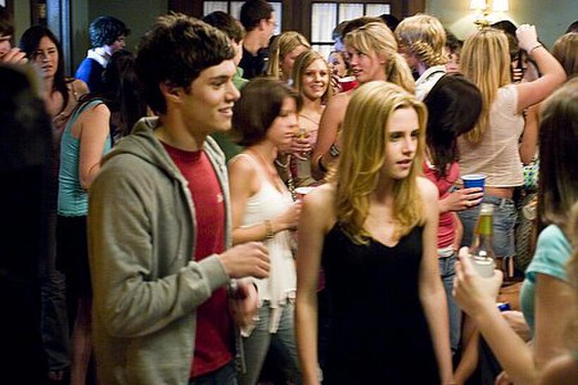 Adam Brody and Kristen Stewart in "In the Land of Women."