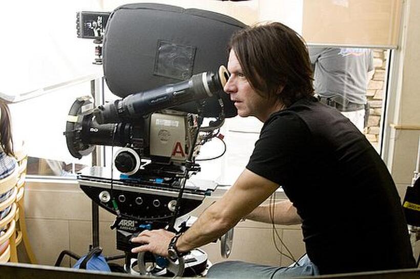 Cinematographer Paul Cameron on the set of "In the Land of Women."