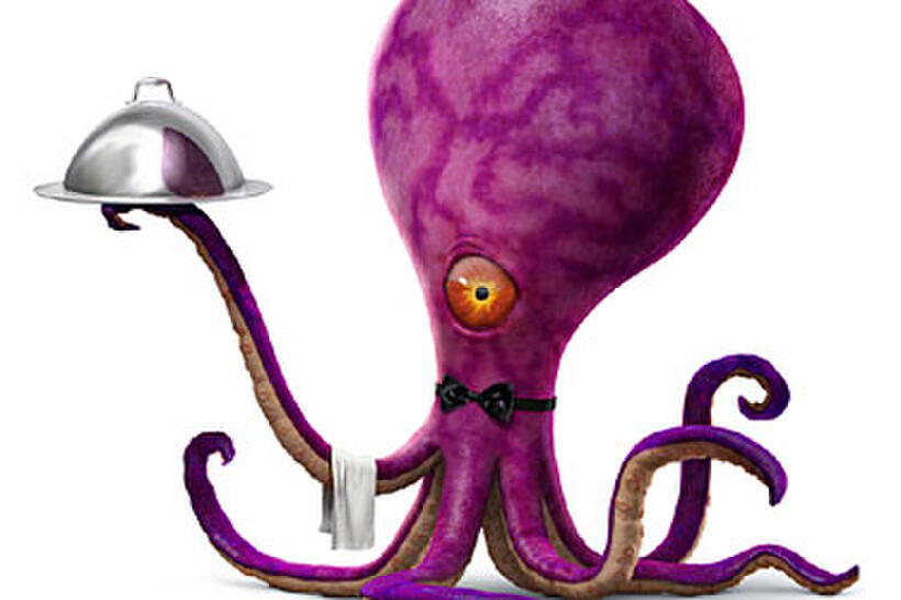 Lefty is a one-eyed octopus and the family butler in "Meet the Robinsons."
