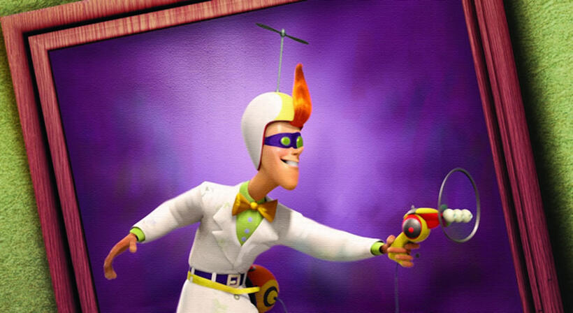 Character art of cousin Laszlo in "Meet the Robinsons."