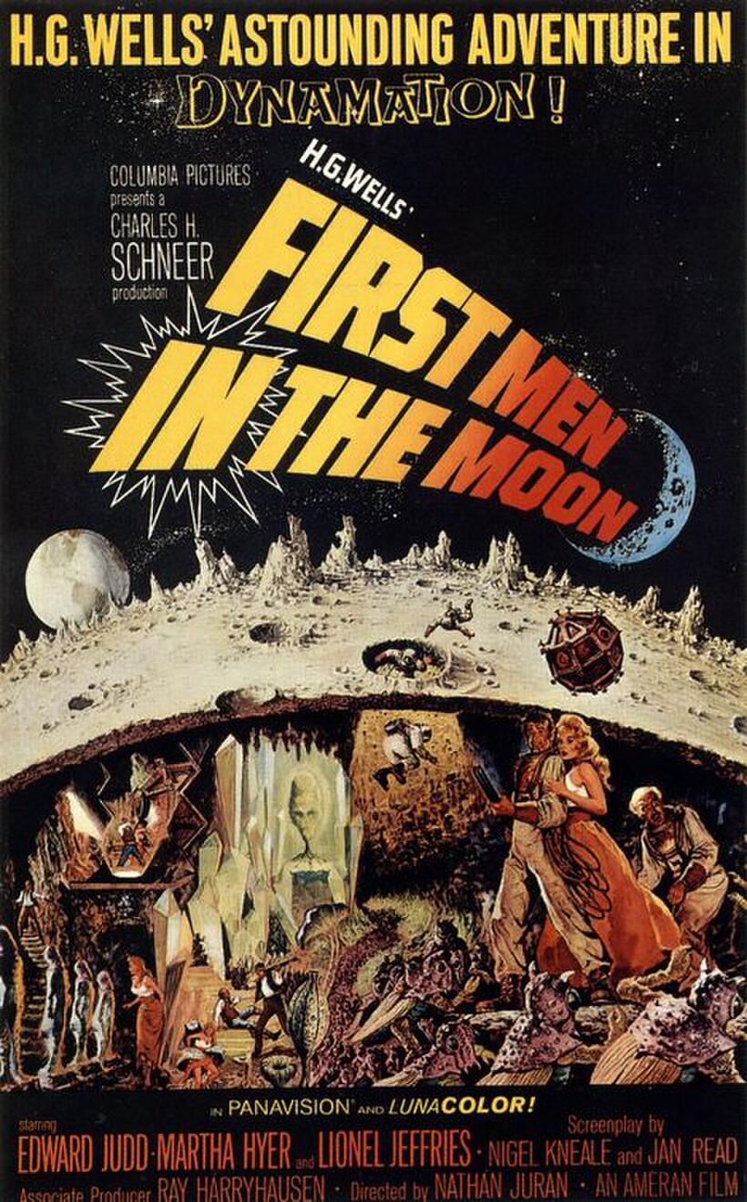 Poster art for "First Men in the Moon."