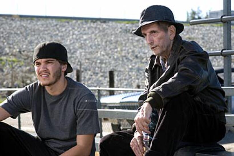 Emile Hirsch and Harry Dean Stanton in "Alpha Dog."