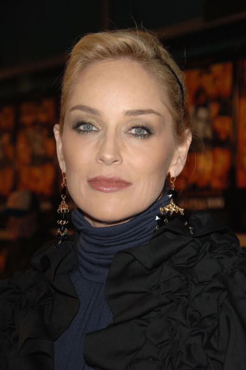 Actress Sharon Stone at the Hollywood premiere of "Alpha Dog."