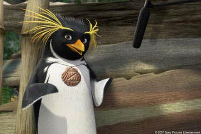 A scene from "Surf's Up."